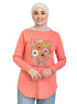 Bubblegum Printed Long - Sleeve Design 16 - Khotwh